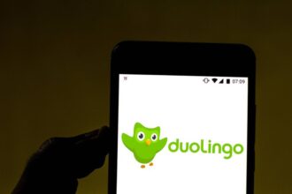 Apprentissage des langues avec Duolingo sur une interface conviviale