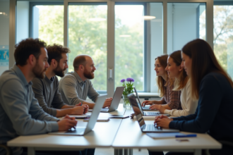 Tableau Excel illustrant les bénéfices d'une formation en bureautique