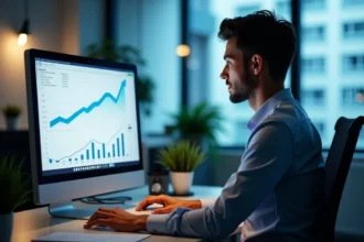 Étudiant en alternance en BTS discutant des salaires et opportunités professionnelles