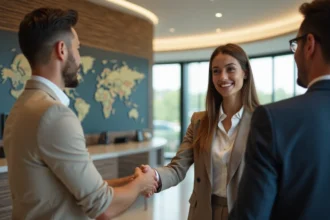 Jeunes en alternance dans le secteur touristique trouvant un emploi stable