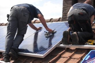 installation de panneaux solaires
